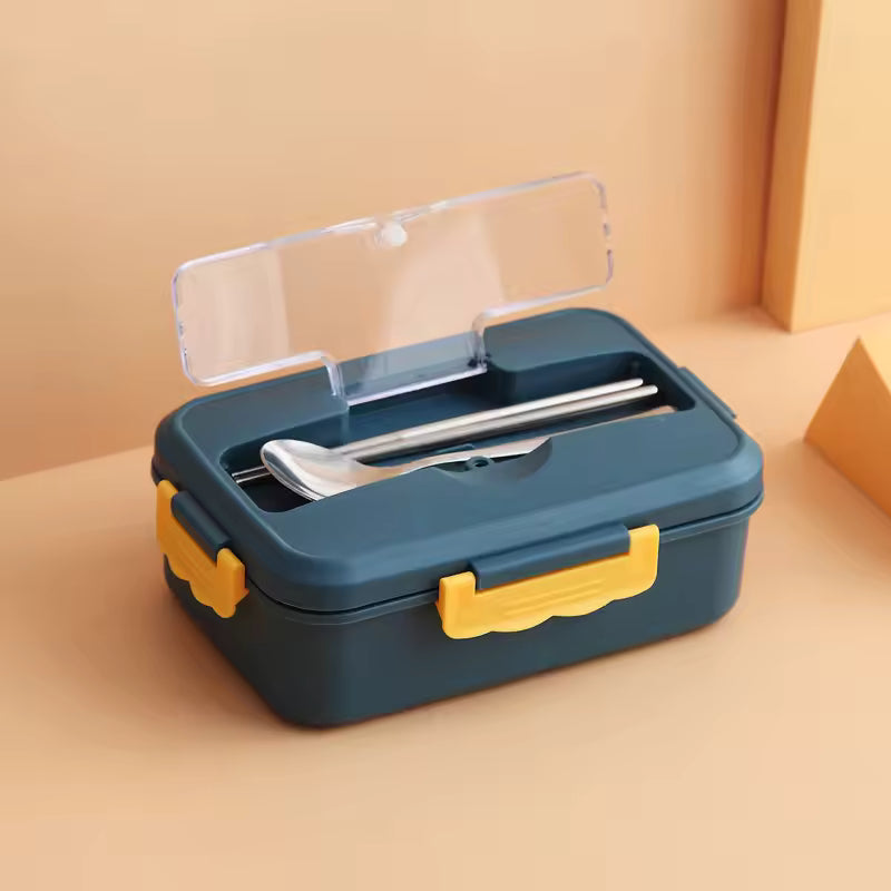3-Section Microwavable Wheat Lunch Box
