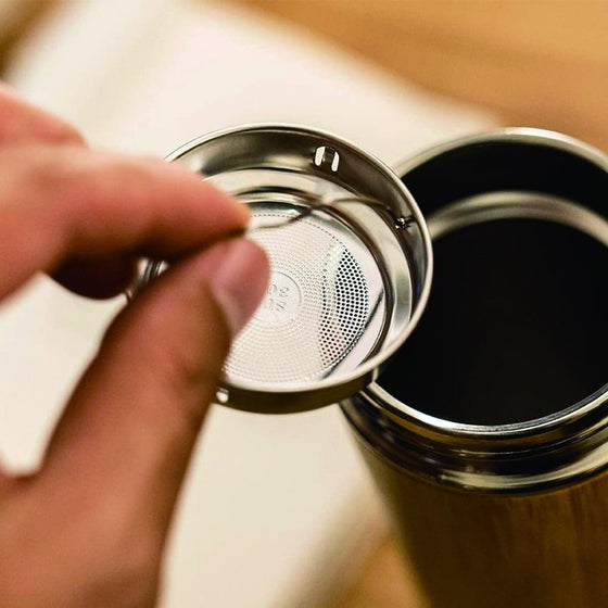 300ml BambooTherm Stainless Steel Flask - hover image
