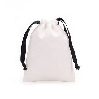Small Cotton Ribbon Pouch