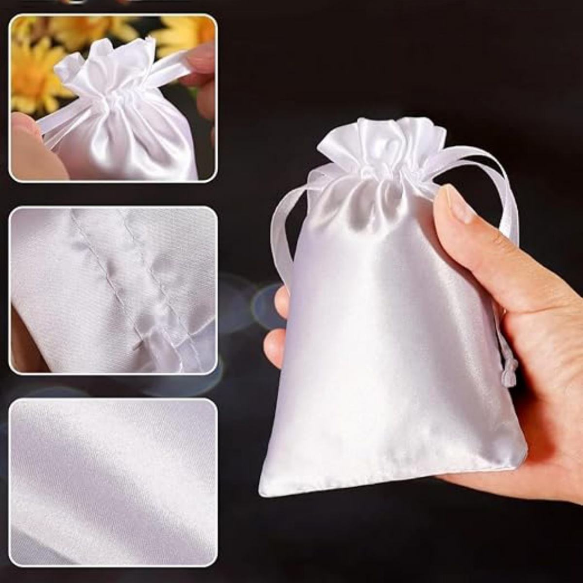 Mini Satin Ribbon Pouch