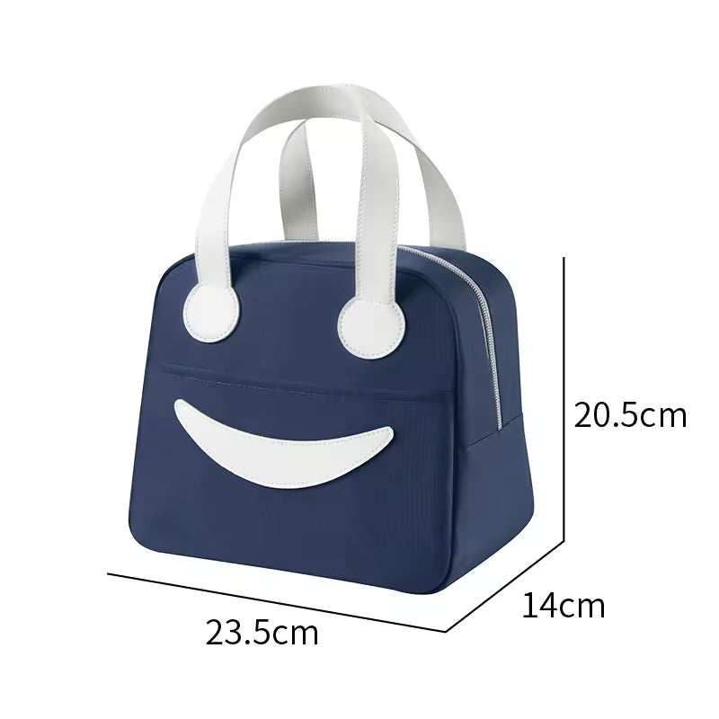 Smiley Insulated Lunch Bag