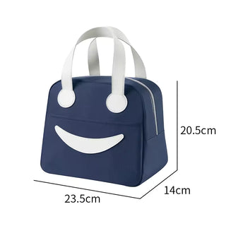 Smiley Insulated Lunch Bag