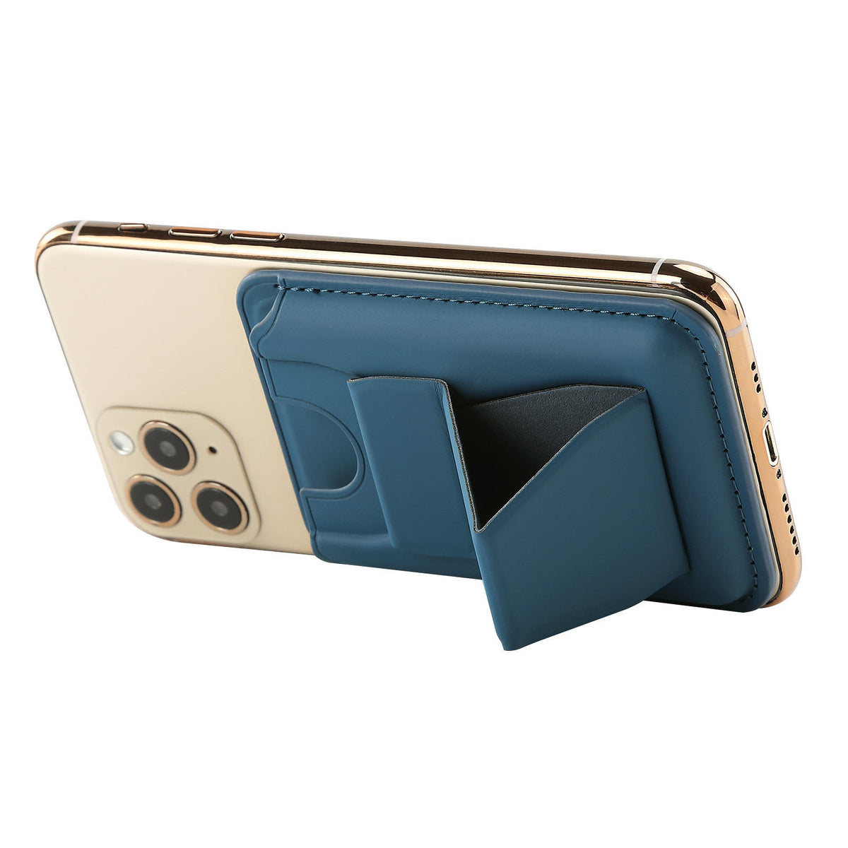 PU Leather Phone Card Holder with Stand