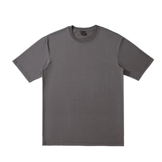 Customizable Pattern Solid Color 240gsm Oversize 65% Cotton 35% Polyester Fiber Round Neck T-Shirt  Casual Style