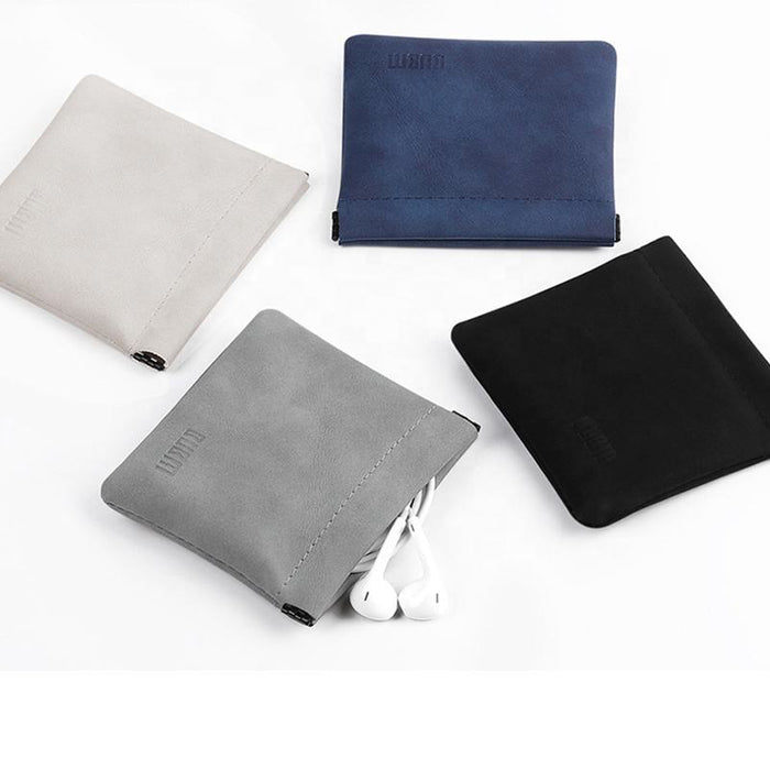 Auto-Closure Earphone Organiser Pouch