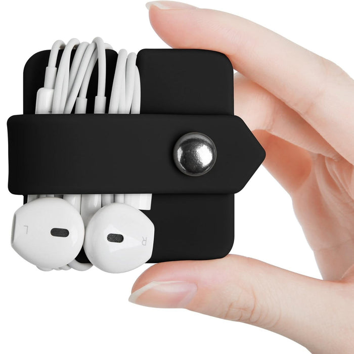 Mini PU Leather Cable Organizer