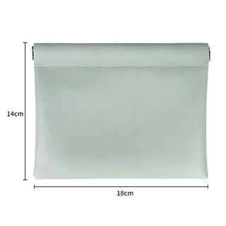 PU Leather Auto-Closure Pouch