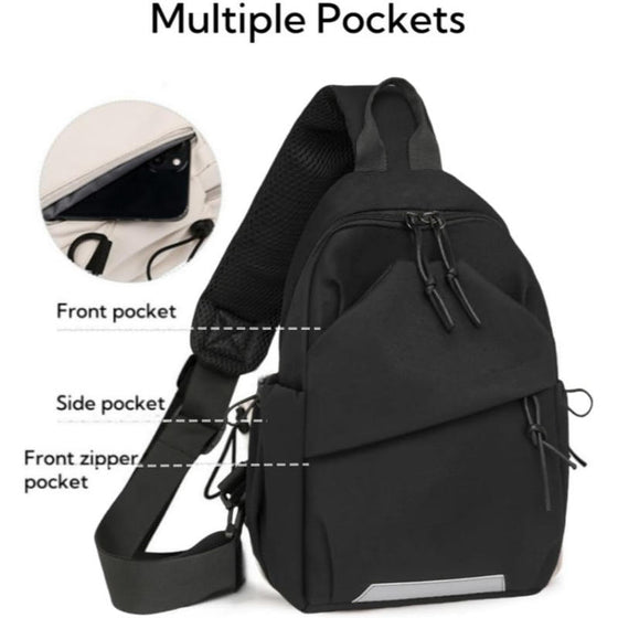 Everyday Nylon Utility Sling Bag - hover image