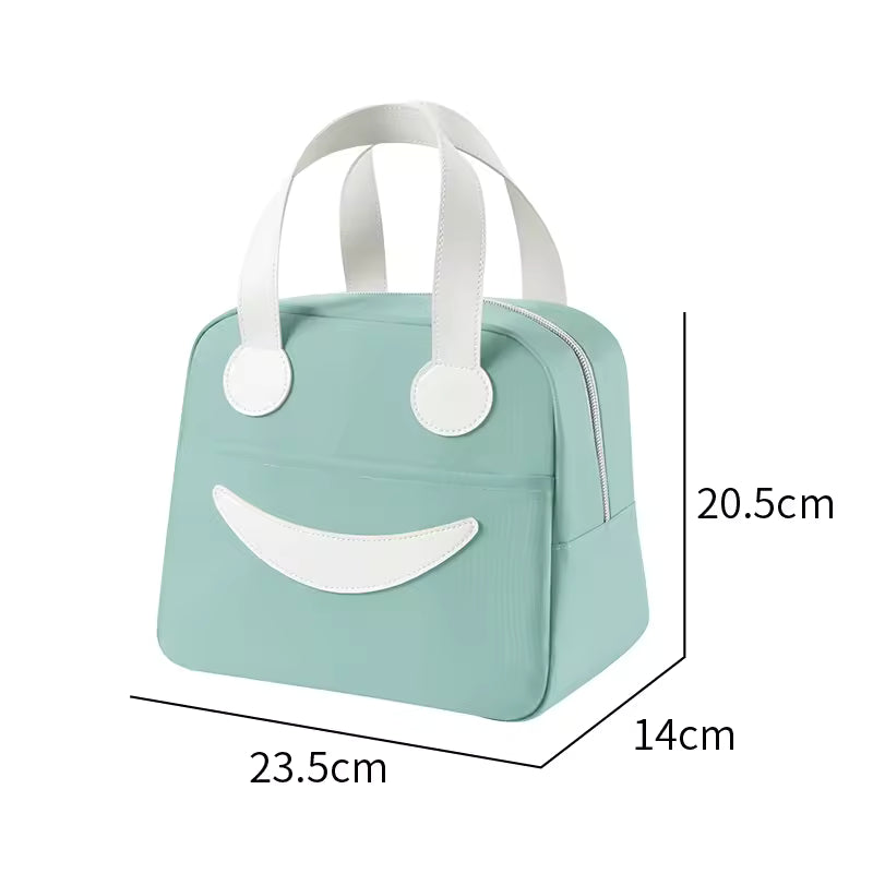 Smiley Insulated Lunch Bag