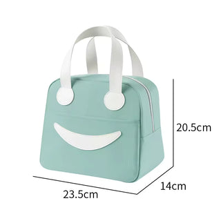 Smiley Insulated Lunch Bag