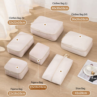 6-Piece Compression Packing Cube Set
