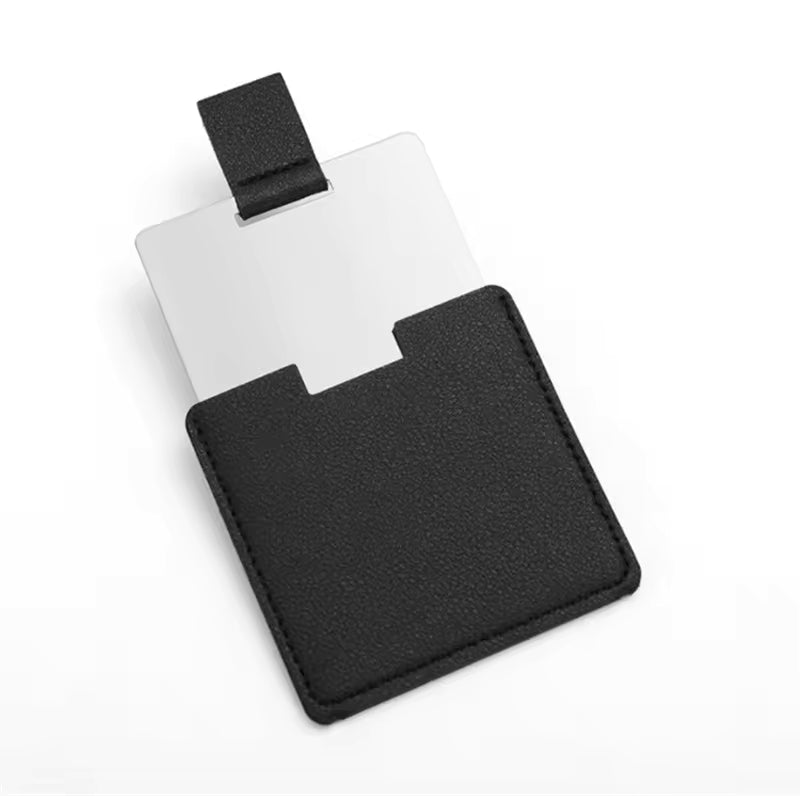 Premium PU Leather Pocket Mirror