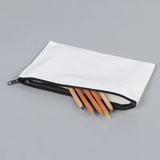 A5 Canvas Zip File Pouch - hover image