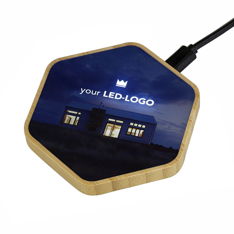 Hex LED Light-Up 15W Wireless Charger