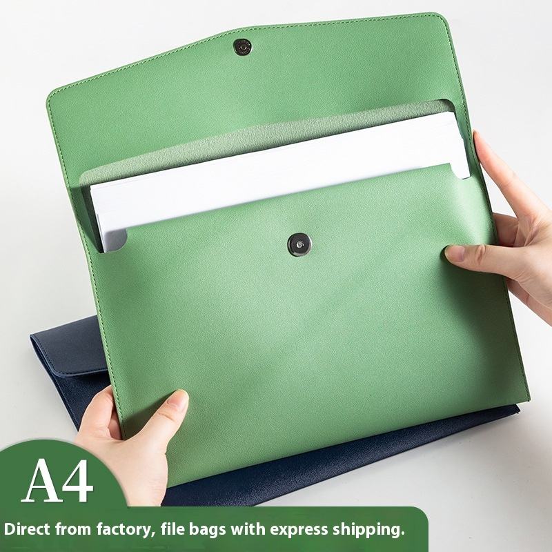 A4 PU Leather Document Holder