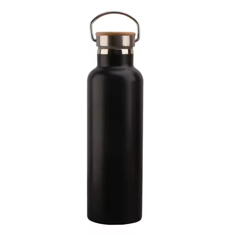 600ml ThermoBamboo Stainless Steel Bottle