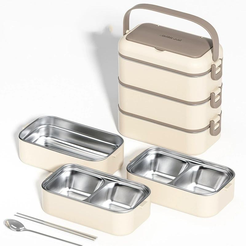 Trio-Layer Stainless Steel Thermal Lunch Box