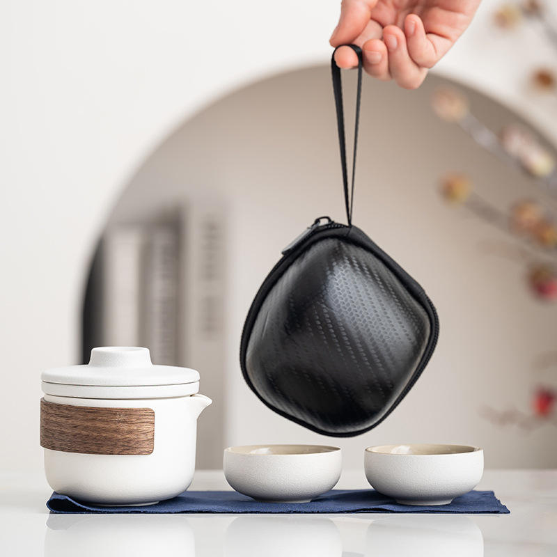 TravelNest Ceramic Tea Set