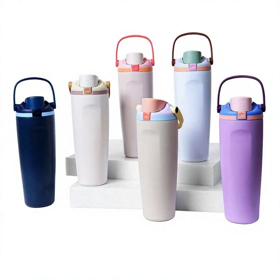 890ml SipFlow Stainless Steel Vacuum Tumbler