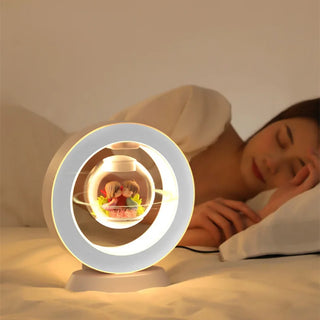 Smart AI Acrylic for Speaker Magnetic Levitation Eternal Flower Desktop Ornament Perpetual Motion Toy Gift Patent