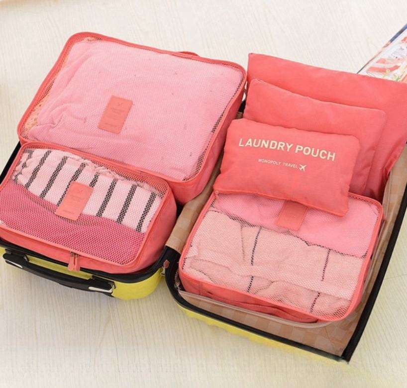 6-Piece Travel Packing Organiser