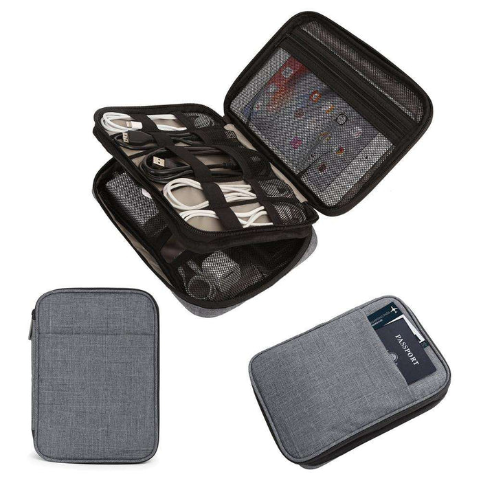 Dual-Layer Tech Travel Organiser