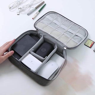Multi-Compartment Travel Gadget Organiser