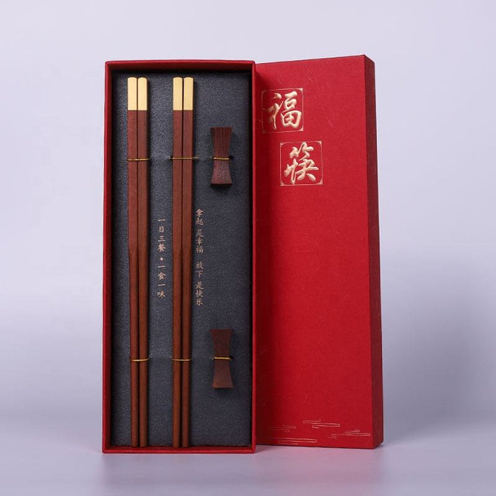 Premium Wooden Chopsticks Gift Set