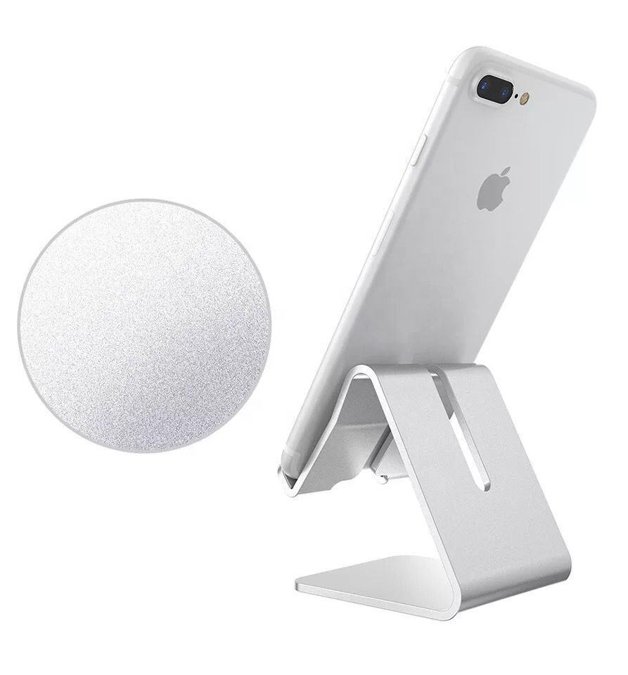 Compact Aluminium Desktop Phone Holder