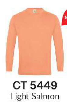 CT54 Plain Cotton Long Sleeve T-Shirt (Unisex)