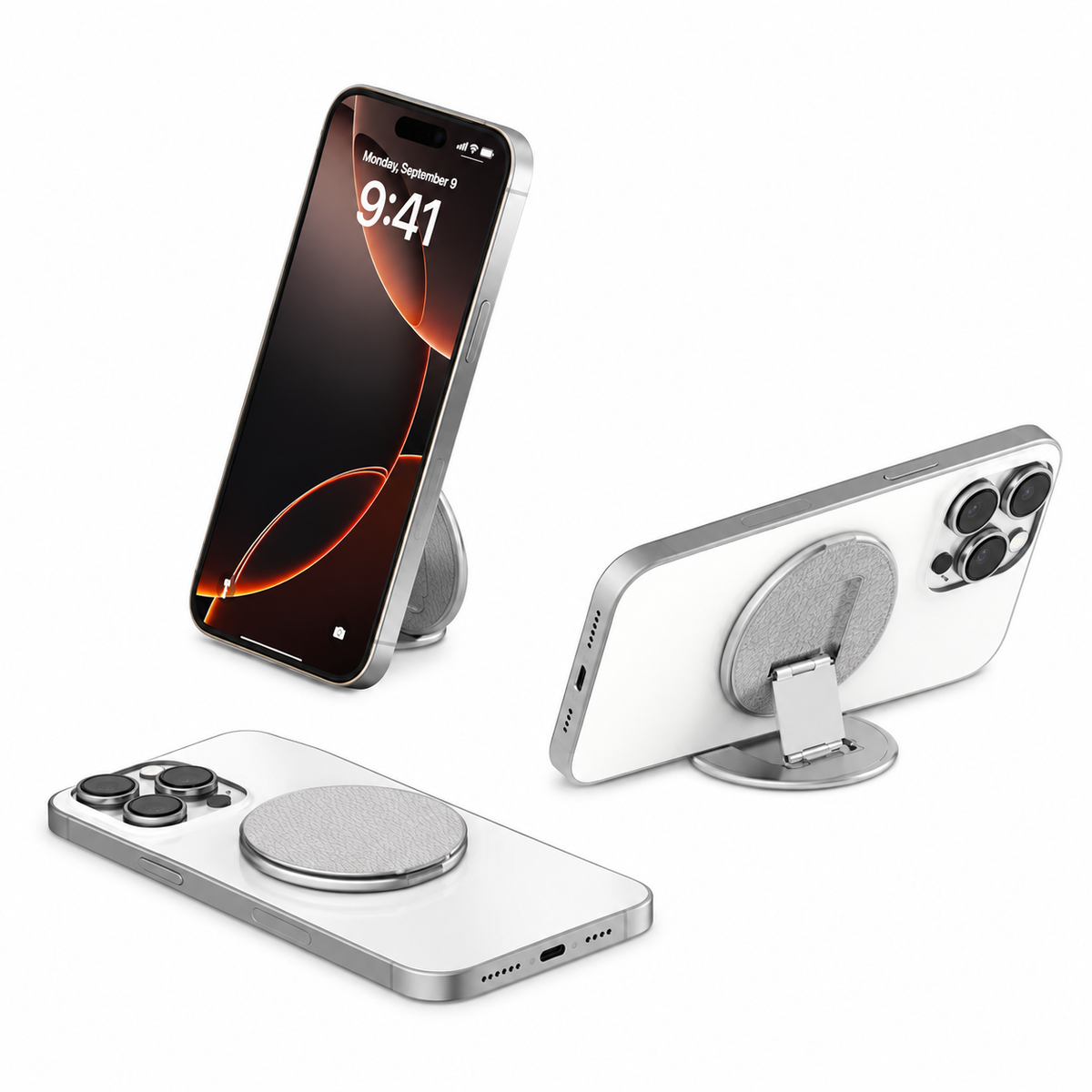 Magnetic Pop-Up Phone Grip Stand