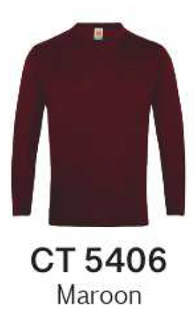 CT54 Plain Cotton Long Sleeve T-Shirt (Unisex)