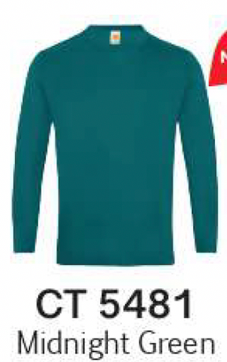 CT54 Plain Cotton Long Sleeve T-Shirt (Unisex)