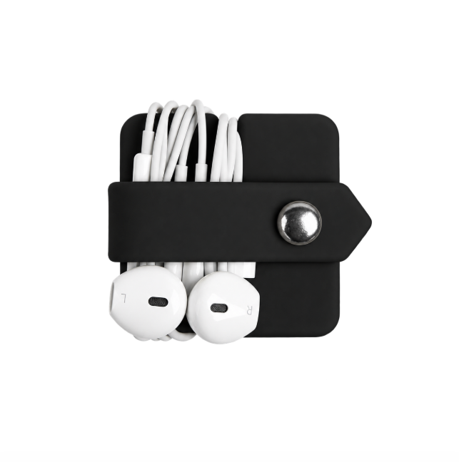Mini PU Leather Cable Organizer