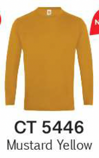 CT54 Plain Cotton Long Sleeve T-Shirt (Unisex)