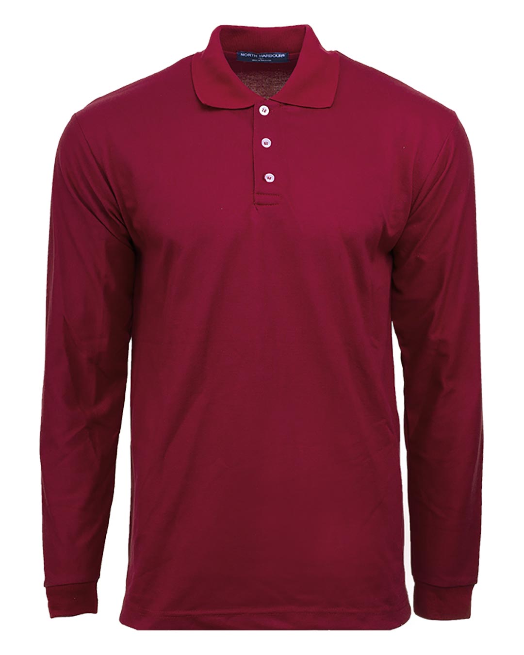 NHB2440 North Harbour Soft Touch Long Sleeve Polo Shirt (Unisex)