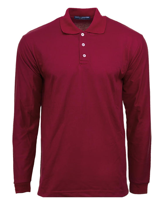 NHB2440 North Harbour Soft Touch Long Sleeve Polo Shirt (Unisex)