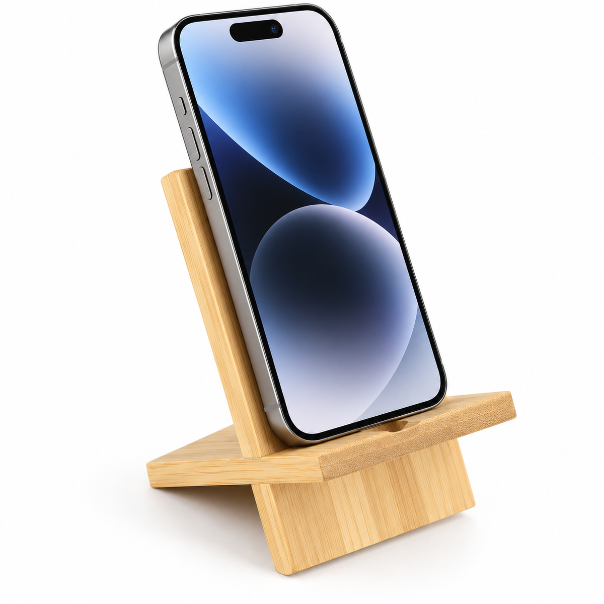 Natural Bamboo Phone Stand