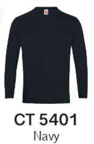 CT54 Plain Cotton Long Sleeve T-Shirt (Unisex)