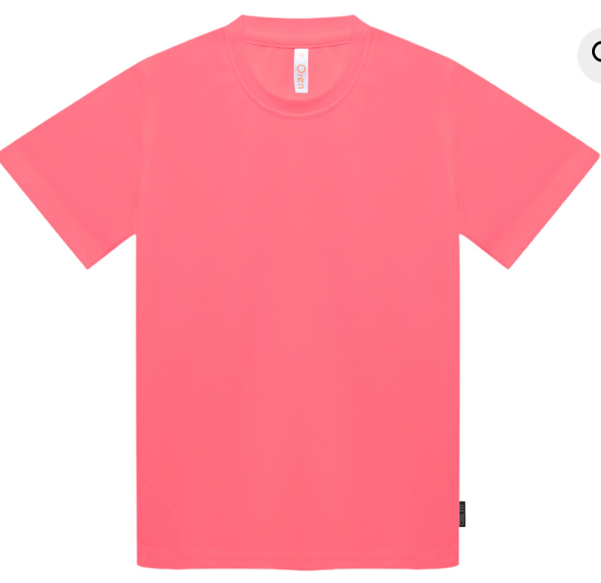 QD68 Kids Microfibre Eyelet Short Sleeve T-Shirt