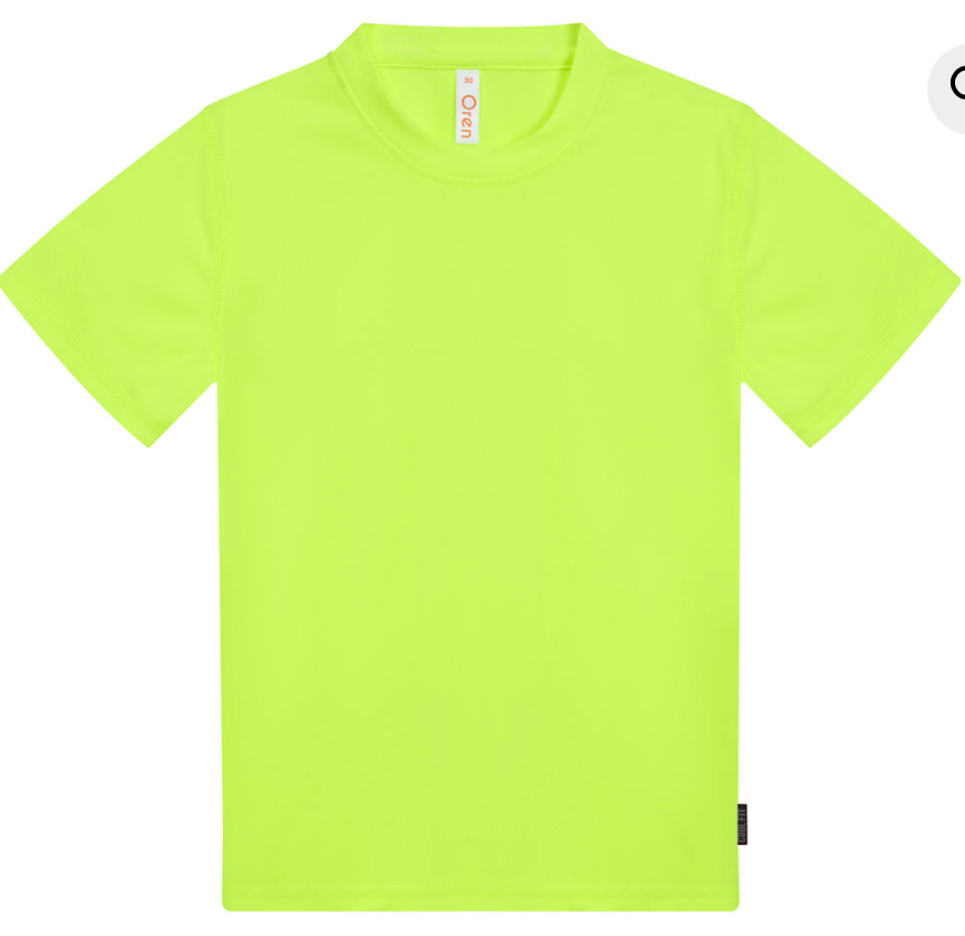 QD68 Kids Microfibre Eyelet Short Sleeve T-Shirt