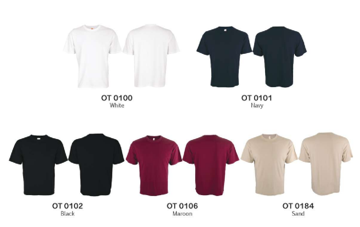 OT01 Oversized Short Sleeve T-Shirt (210gsm Unisex)