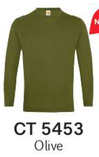 CT54 Plain Cotton Long Sleeve T-Shirt (Unisex)