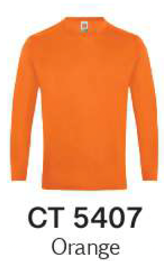 CT54 Plain Cotton Long Sleeve T-Shirt (Unisex)