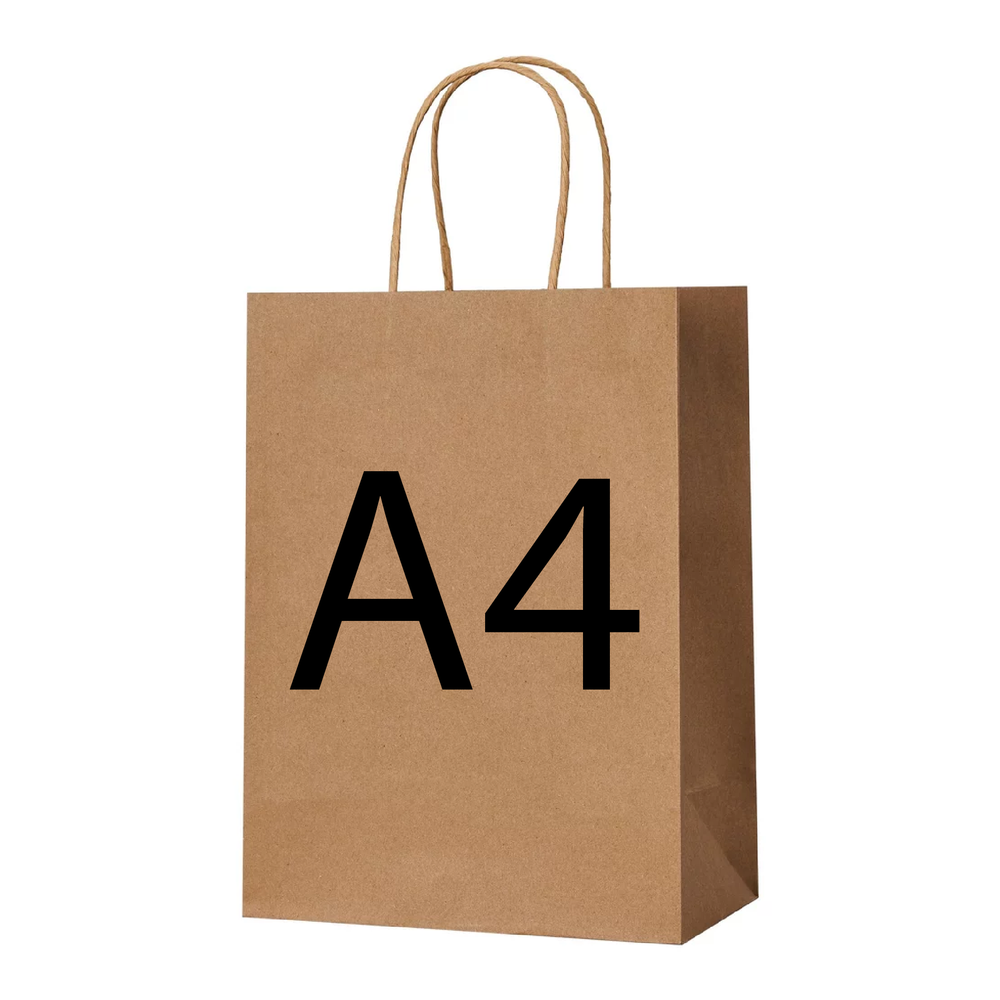 A4 Portrait Kraft Paper Bag