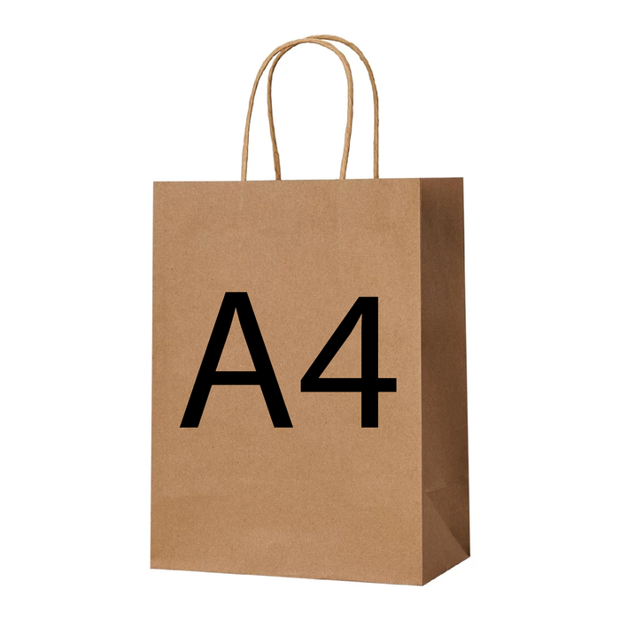 A4 Portrait Kraft Paper Bag
