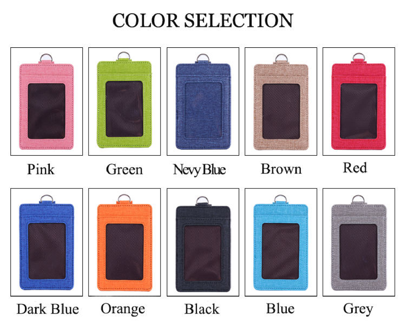 Premium PU ID Card Holder