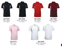 QD25 Dri-Fit CVC Contrast Polo Shirt (Unisex)