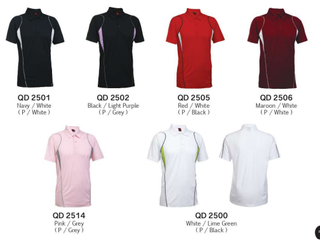 QD25 Dri-Fit CVC Contrast Polo Shirt (Unisex)