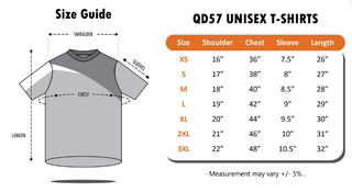 QD57 Basic Multi-Tone Round Neck T-Shirt (Unisex)